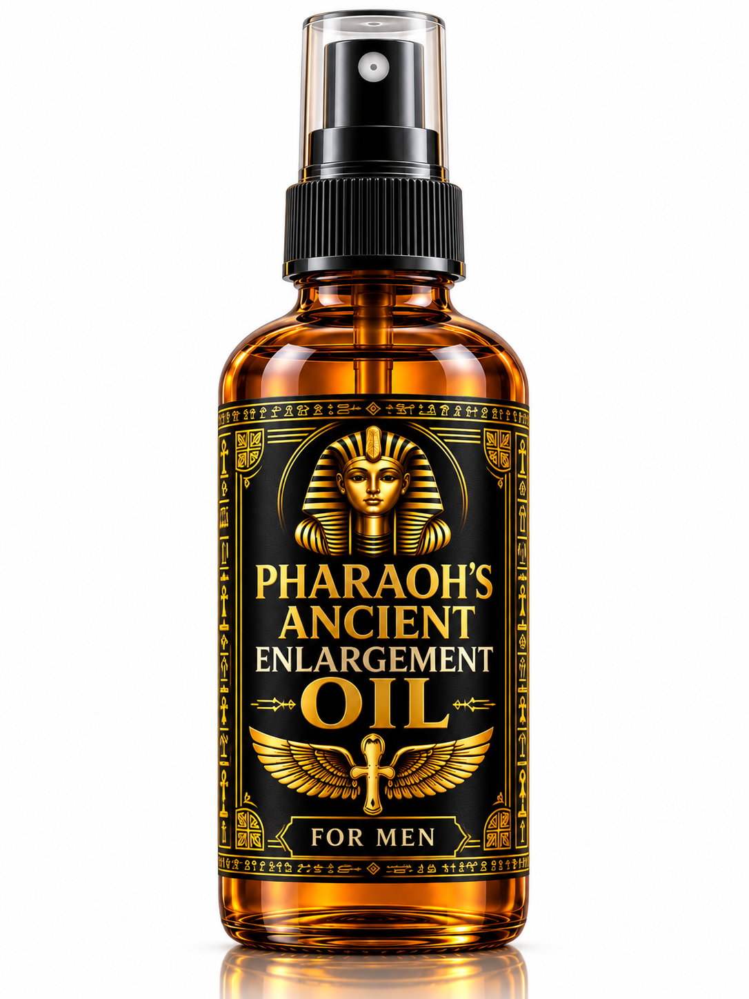 Pharaoh's Ancient Enlargement Oil — amber spray bottle